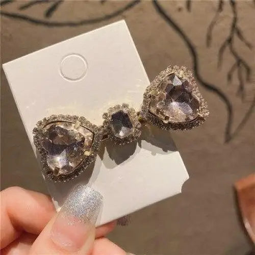 Charming Shiny Colorful Crystal Pearl Hair Clips For Women Rhinestone Hair Decorative Fancy Elegant Jewelry Hair