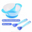 Children's Tableware Baby Learning Dishes With Suction Cup Assist Food Bowl Temperature Sensing Spoon Baby Feeding Bowl - STEVVEX Baby - Baby, baby fork, Baby spoon, Children's Tableware, Christmas gifts, Feeding Bowl for baby, Feeding Fork, Flexible Fork for babies, Food Bowl for baby, Fork, Fork for baby, Infant Feeding Spoon for baby, Infant Food Feeding Spoon Fork, Learning Dishes, learning dishes for baby, new year gifts, Spoon set - Stevvex.com