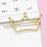 Classic Geometric Alloy Moon Circle Star Shaped Metal Women Hair Clips Trendy Various Shapes Hair Clip For Girl Cute