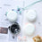 Colorful Cartoon Cute Cat Claw Earphones 3.5mm Jack Wired Simple Earphone Storage Modern Case Stereo in - Ear Headphone