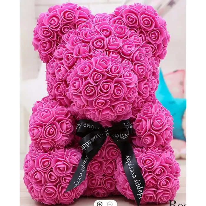 Cute artificial rose flower teddy bears gift box for home decor - Christmas Valentine's Day wedding day presents - ALLURELATION GIFTS - 580, anniversary gifts, Best Gift Item, Birthday gifts, Christmas Gifts, cute gifts, gifts, Gifts for girlfriends, gifts for girls, gifts for loved ones, Gifts for wife, gifts for women, Home decoration teddy bears, Rose Teddy Bear, Teddy Bear, Teddy Bear Gift, Thanksgiving gifts, Valentine Gifts, wedding gifts - Stevvex.com