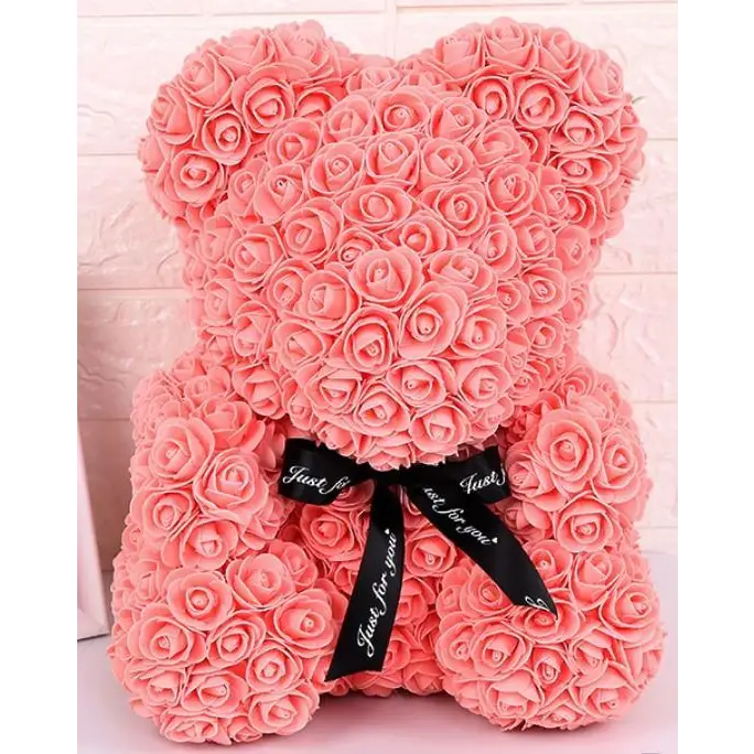 Cute artificial rose flower teddy bears gift box for home decor - Christmas Valentine's Day wedding day presents - ALLURELATION GIFTS - 580, anniversary gifts, Best Gift Item, Birthday gifts, Christmas Gifts, cute gifts, gifts, Gifts for girlfriends, gifts for girls, gifts for loved ones, Gifts for wife, gifts for women, Home decoration teddy bears, Rose Teddy Bear, Teddy Bear, Teddy Bear Gift, Thanksgiving gifts, Valentine Gifts, wedding gifts - Stevvex.com