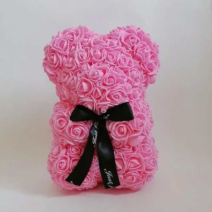 Cute artificial rose flower teddy bears gift box for home decor - Christmas Valentine's Day wedding day presents - ALLURELATION GIFTS - 580, anniversary gifts, Best Gift Item, Birthday gifts, Christmas Gifts, cute gifts, gifts, Gifts for girlfriends, gifts for girls, gifts for loved ones, Gifts for wife, gifts for women, Home decoration teddy bears, Rose Teddy Bear, Teddy Bear, Teddy Bear Gift, Thanksgiving gifts, Valentine Gifts, wedding gifts - Stevvex.com