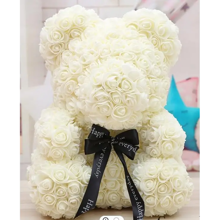 Cute artificial rose flower teddy bears gift box for home decor - Christmas Valentine's Day wedding day presents - ALLURELATION GIFTS - 580, anniversary gifts, Best Gift Item, Birthday gifts, Christmas Gifts, cute gifts, gifts, Gifts for girlfriends, gifts for girls, gifts for loved ones, Gifts for wife, gifts for women, Home decoration teddy bears, Rose Teddy Bear, Teddy Bear, Teddy Bear Gift, Thanksgiving gifts, Valentine Gifts, wedding gifts - Stevvex.com