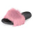 Cute Fluffy Ladies Indoor Warm Slippers Furry Luxury Flip Flops Women’s Fashion Flat Soft Flip Flops - STIL8478WOIEK