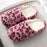 Cute Fluffy Ladies Indoor Warm Slippers Furry Luxury Flip Flops Women’s Fashion Flat Soft Flip Flops - Dark purple