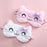 Cute Soft Cat Eye Cover Sleep Mask Comfortable Cartoon Mask Travel Rest Sleeping Aid Eye Patch Sleeping Mask