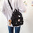 Dazzling Mini Backpack shoulder Bag for Teenage Girls And Women Multi - Function Ladies Small Bagpack - ALU61400BOA