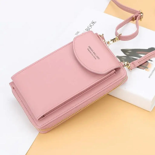 Dazzling Women Wallet Bags Big Card Holder Clutch Messenger Long Shoulder Straps - Trendy Designer Female Clutch Cross