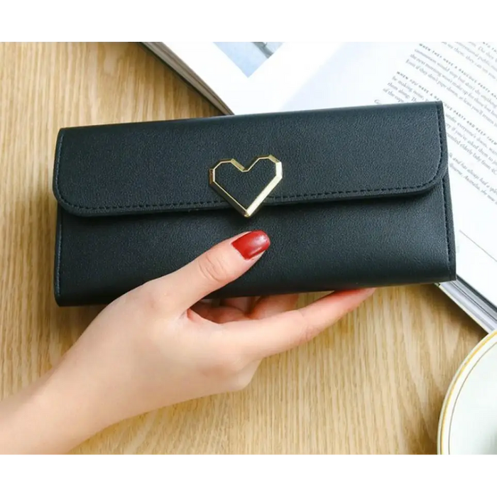 Durable Purses Luxury Love Heart Wallets For Ladies And Girls Smart Money Pocket, Card Holder Female Wallets And Phone Clutch Bag - ALLURELATION - 575, Bags, Bags for Girls, Bags for Ladies, Birthday Gift, Card Holders Girl Handbag, Clutch Bag, Clutches, Designer Female Bags, Gift Bags, Hot sale Bags, Luxury Bags, Luxury Love Heart Wallets, Matching Bags, Modern Bags, Pocket Card Holder, Vintage Style Bags - Stevvex.com