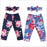 Luxury Modern Girls Summer Floral Baby Girls Pant with Headband Newborn Kid Girls Floral Bottoms Long Pants Trousers  In Flower Design  For Girls With Bow