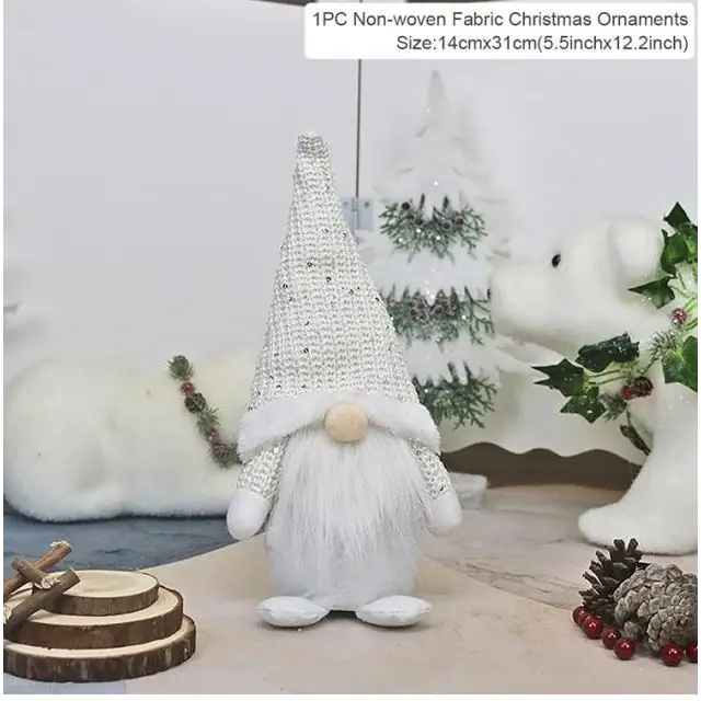 Elegance Christmas Faceless Doll Merry Christmas Decorations For Home Cristmas Ornament New Year Gift - 4 - ALU93249OPQ