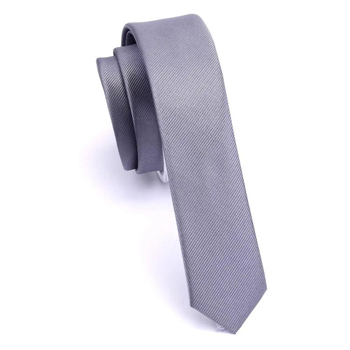 Elegant Blue Slim Business Men Neckties High Quality Color Wedding Necktie For Office And Daily Wear Solid Color Ties