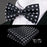 Elegant Silk Butterfly Business Bow Tie Pocket Square Cufflinks Set For Men Formal Wedding Bowtie Set For Office - 13