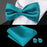 Elegant Silk Butterfly Business Bow Tie Pocket Square Cufflinks Set For Men Formal Wedding Bowtie Set For Office - 8