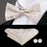 Elegant Silk Butterfly Business Bow Tie Pocket Square Cufflinks Set For Men Formal Wedding Bowtie Set For Office - 1