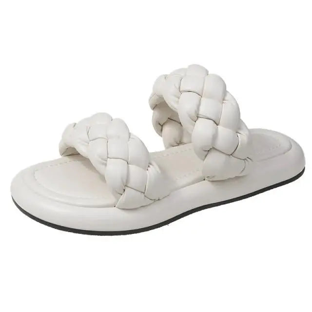 Elegant Solid Sandals Comfortable Women Summer Collection - Narrow Band Platform Cute Sandals Slippers Outfit indoor outdoor - ALLURELATION - 502, best choice sandals, Best Quality Sandals, Best Selling Sandals, comfortable sandals, cute sandals, Fashion Sandals, Sandals, sandals for women, slippers, summer sandals, summer sandals for women, trending sandals, women sandals - Stevvex.com