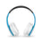 Folding Bluetooth White Blue Wireless Stereo Headphones Headset Mic Support Comfortable Earmuffs Modern Simple Design