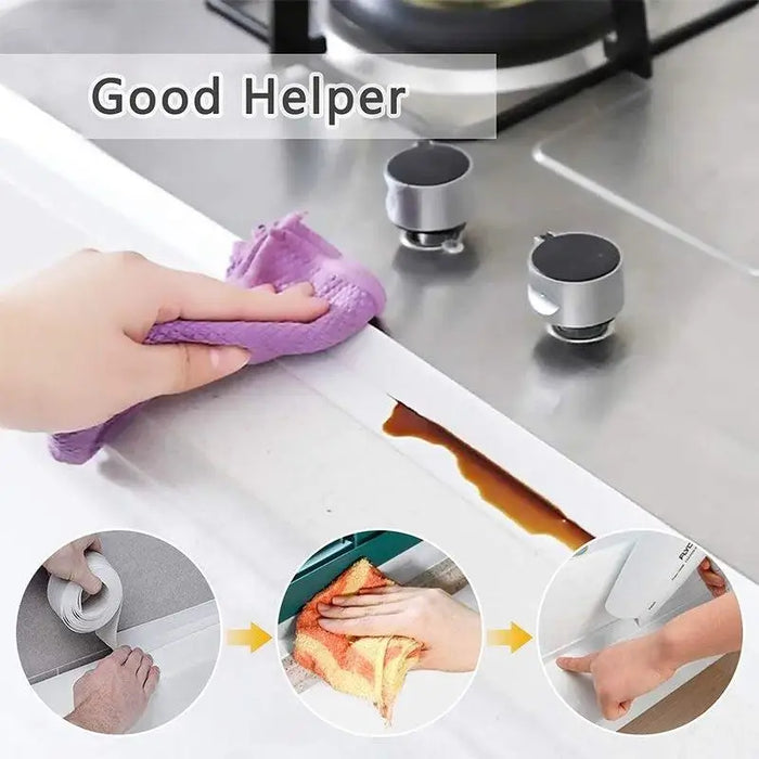 High Quality PVC Waterproof Wall Sticker Self Adhesive Sink Stove Crack Strip Kitchen Bathroom Bathtub Corner Sealant Tape Waterproof - ALLURELATION - 501, 582, Adhesive Sink Stove Crack strip, Bathtub Corner Sealant Tape, Best for saving things, Best Selling tape, convenient sticky tape, Crack Strip for kitchen, High Quality PVC wall stickers, Hot sale adhesive strips, non-toxic pvc, PVC Waterproof Wall Stickers, stronger stickiness, waterproof PE material, Waterproof tape - Stevvex.com