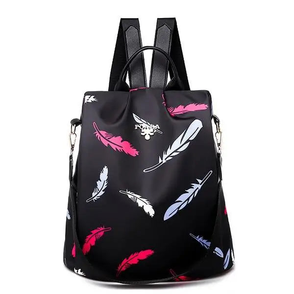 Luxurious Waterproof Women’s Backpack Fashionable Anti - theft Women Backpacks Nice Print School Bag High Quality