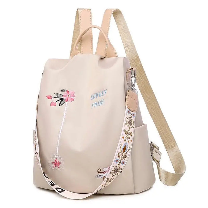 Luxurious Waterproof Women’s Backpack Fashionable Anti - theft Women Backpacks Nice Print School Bag High Quality