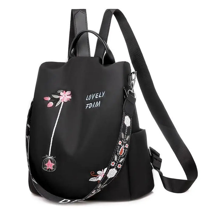 Luxurious Waterproof Women’s Backpack Fashionable Anti - theft Women Backpacks Nice Print School Bag High Quality