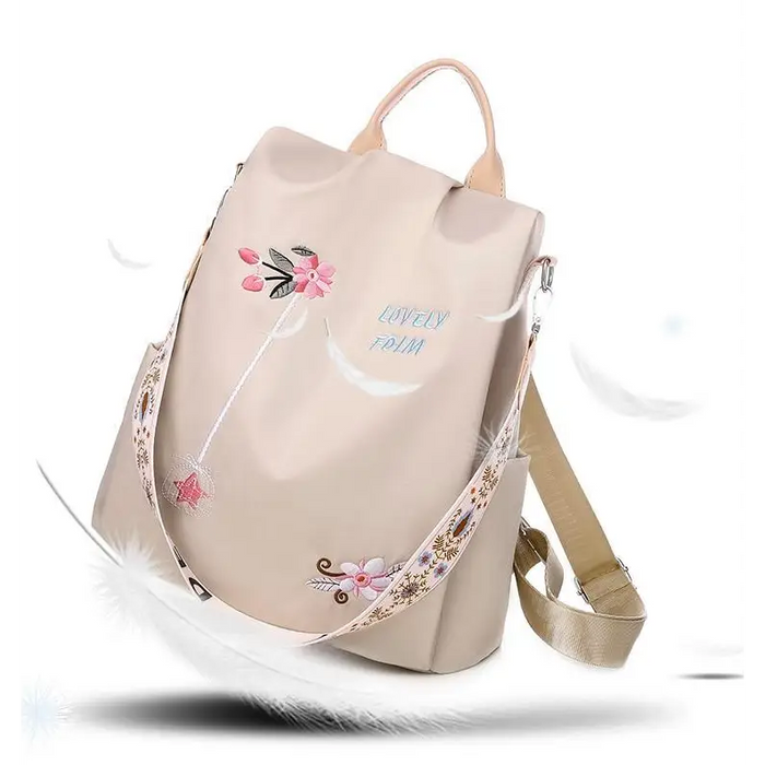 Luxurious Waterproof Women’s Backpack Fashionable Anti - theft Women Backpacks Nice Print School Bag High Quality