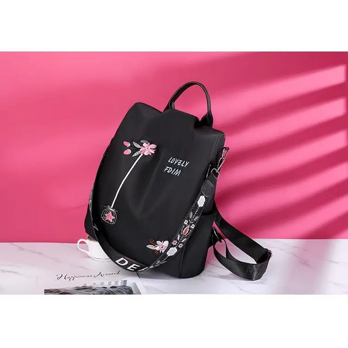 Luxurious Waterproof Women’s Backpack Fashionable Anti - theft Women Backpacks Nice Print School Bag High Quality