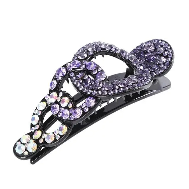 Luxury Charming Flower Heart Hair Clip Barrette For Women Fashion Pearls Design Beautiful Hair Clips For Women - 2