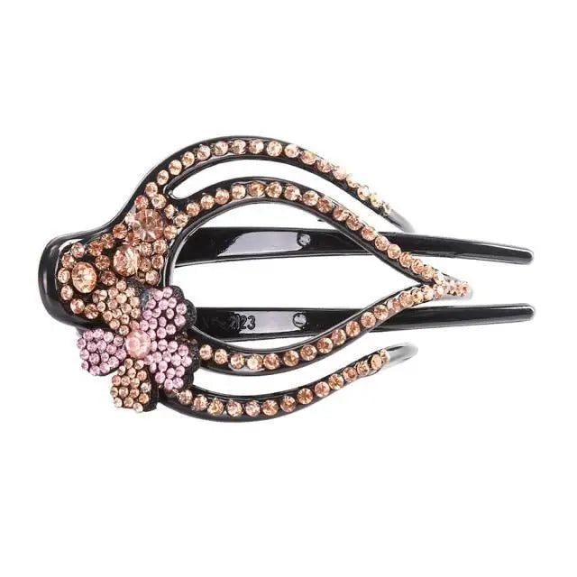 Luxury Charming Flower Heart Hair Clip Barrette For Women Fashion Pearls Design Beautiful Hair Clips For Women - 16