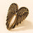 Luxury Unique Antique Angel Wing Stainless Steel Beast Ring For Women And Girls - Trendy Jewelry For Women’s Gifts