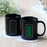 Magic Black Ceramic Color Changing Mug Positive Energy Coffee Cup Unique Modern Design Cups - STEVVEX Kitchen - 730, black mug, ceramic battery mug, coffee mug, Color Changing Cup, color changing mug, cups, magic cup, magic mug, magic mugs, modern mug, mugs, tea mug - Stevvex.com