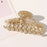 Modern High Quality Large Geometric Hair Claws For Women Vintage Hair Jaw Clip for Women Strong Hair Grips Resin Clips