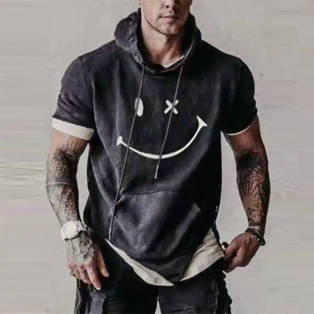 Modern Men's Short Sleeve Tops New Pullover Casual Male Loose Street Hoodies For Man - Treko - 2021 fashion, Cool Fashion, Cool Hoodies, Hoodies, Jaket Hoodies, Loose Hoodies, Luxury Hoodies, male fashion, men fashion., Men Hoodies, Modern Hoodies, Multi Pockets Hoodies, New Hoodies, Stylish Hoodies, sweatshirts, Zipper Hooded- Stevvex.com