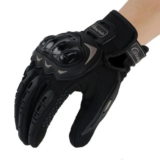 Motorcycle Breathable Glove Strong PVC Touch Screen Full Finger Motorbike Racing Riding Bicycle Summer Gloves - STEVVEX Fashion - 717, Bicycle Gloves, black gloves, durable gloves, gloves, men gloves, modern gloves, Motorbike Gloves, Motorcycle Glove, Protective Gloves, Racing Gloves, Riding Gloves, safe gloves, strong gloves, touch screen gloves, unisex gloves, women gloves - Stevvex.com