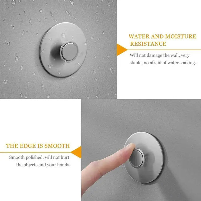 New 1PC Magnetic Soap Holder Tool Free Rustproof Sponge Holder Dish Holder Soap Dish For Bathroom Lavatory Home Soap