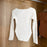 New Casual And Trendy Square Collar Long Sleeve Woman’s Sweaters Knitted Pullover Spring Autumn Sweater Winter Tops