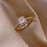 New Exquisite Simple Square Zircon Gold Rings For Woman And Girls Ethnic Jewelry Accessories For Girls - ALU04937VRE