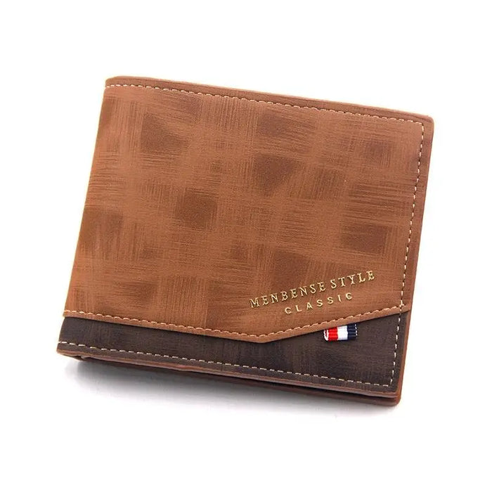 New Fashion Men Wallet Cool Money Bag Solid Color Leather Business Short Wallet Famous Vintage Wallets Multi-Card Soft Purse Coin Bag - Treko - business wallet, coin bag, famous vintage wallet, fashion wallet, leather wallet, man money bag, man simple wallet, man wallet, man wallets, pocket wallet, short wallet, simple leather wallet, soft purse, solid color wallet- Stevvex.com