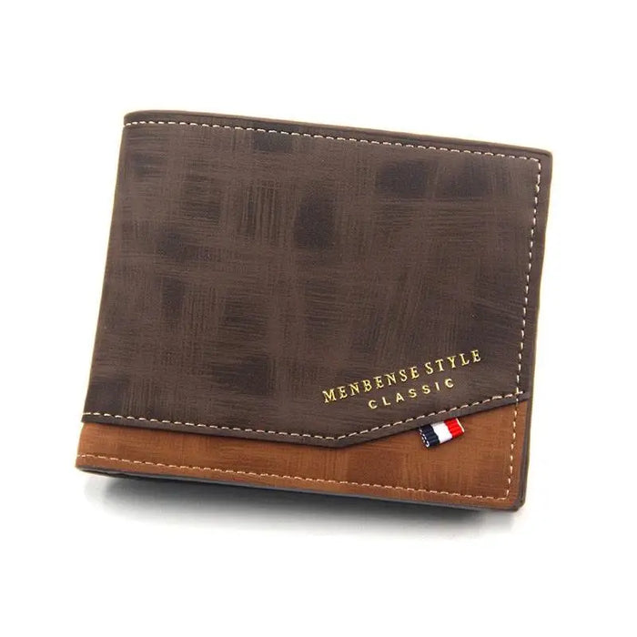 New Fashion Men Wallet Cool Money Bag Solid Color Leather Business Short Wallet Famous Vintage Wallets Multi-Card Soft Purse Coin Bag - Treko - business wallet, coin bag, famous vintage wallet, fashion wallet, leather wallet, man money bag, man simple wallet, man wallet, man wallets, pocket wallet, short wallet, simple leather wallet, soft purse, solid color wallet- Stevvex.com