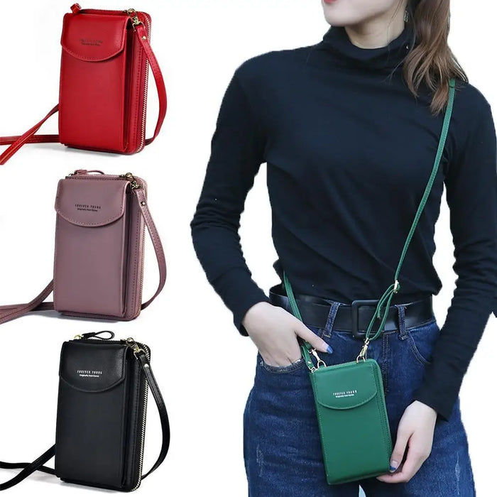 New Small PU Luxury Handbags For Womens And Girls Cute Women’s Crossbody Bags Purse Clutch Phone Wallet Shoulder Bag