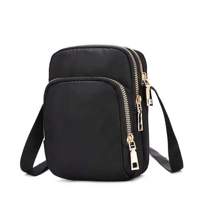 New Trendy Crossbody Zipper Shoulder Bag For Ladies And Girls Multifunction Handbag Wrist Purse For Females