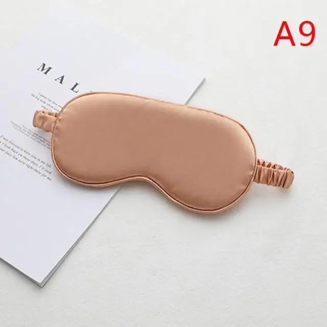 Portable Sleeping Eye Mask Cover Eye Patch Smooth Blindfold Rest Relax Eye Cover Soft And Comfortable Night Blindfold