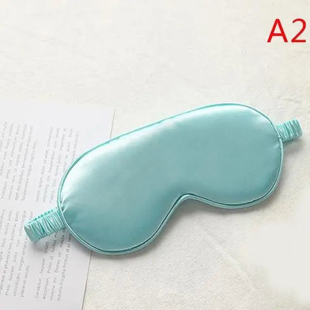 Portable Sleeping Eye Mask Cover Eye Patch Smooth Blindfold Rest Relax Eye Cover Soft And Comfortable Night Blindfold