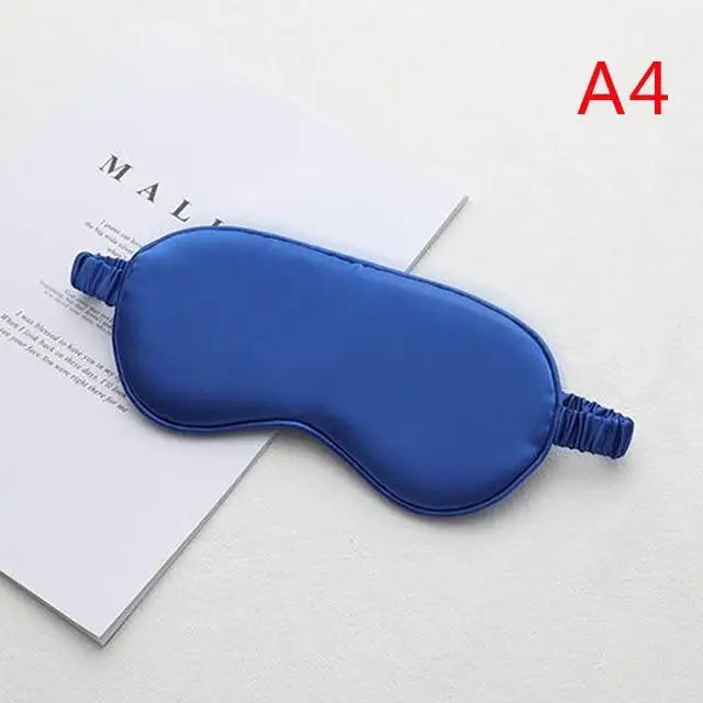 Portable Sleeping Eye Mask Cover Eye Patch Smooth Blindfold Rest Relax Eye Cover Soft And Comfortable Night Blindfold