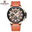 Men's Casual Waterproof Watch With Chronometers And Fluorescent Hands Excellent Design Perfect Gift