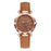 Women's Causal Watch With Leather Belts And Sandblasted Background Luxury Wristwatch  Excellent Design Perfect Gift