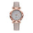 Women's Causal Watch With Leather Belts And Sandblasted Background Luxury Wristwatch  Excellent Design Perfect Gift