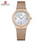 Fashion Elegant Watches   Luxury Analog Women Watch  With Date Casual Quartz  Wristwatch With Stainless Steel Mesh Band Perfect Gift