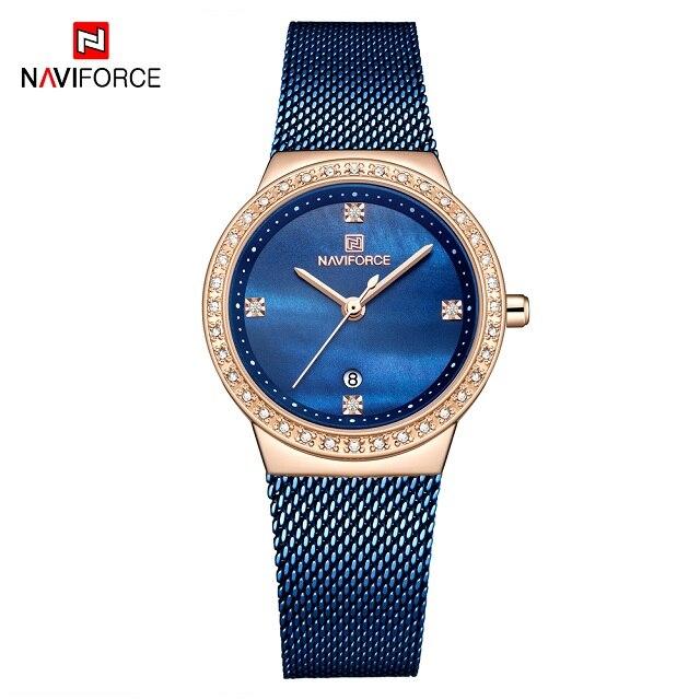 Fashion Elegant Watches   Luxury Analog Women Watch  With Date Casual Quartz  Wristwatch With Stainless Steel Mesh Band Perfect Gift